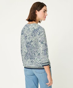 Dames longsleeve blauw