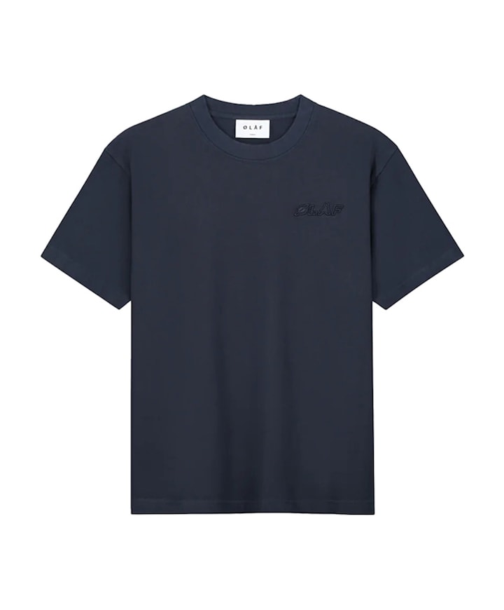 Heren T-shirt blauw
