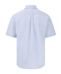 Overhemd korte mouw blauw