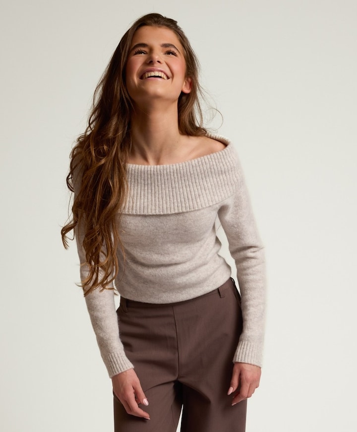 Meisjes longsleeve grijs