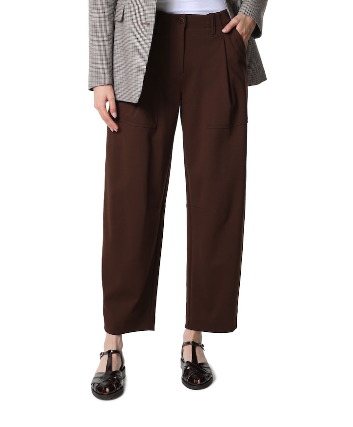 October dames broek bruin