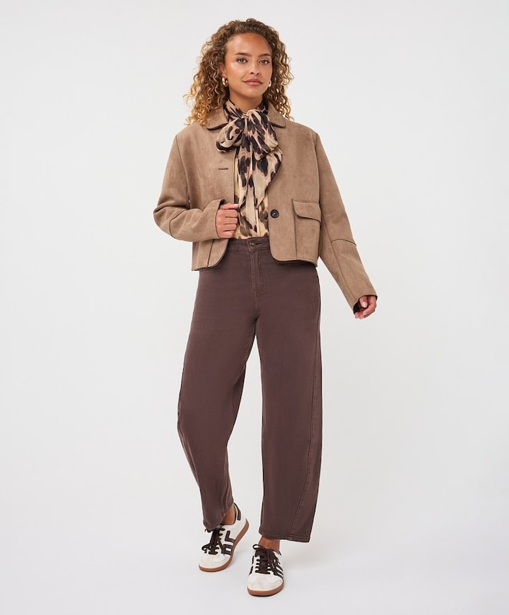Dames jas beige