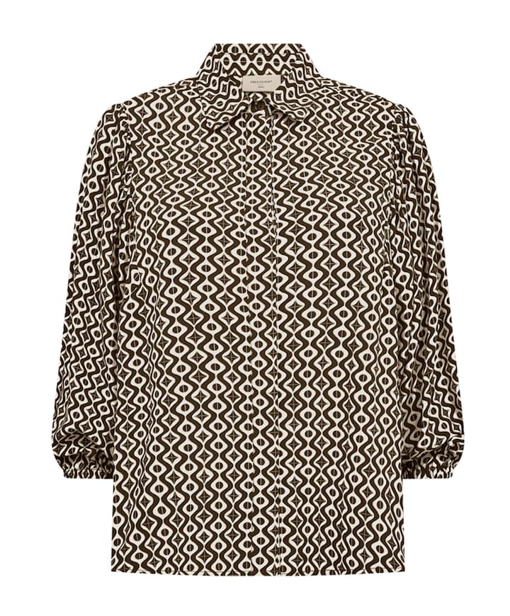 Dames blouse beige