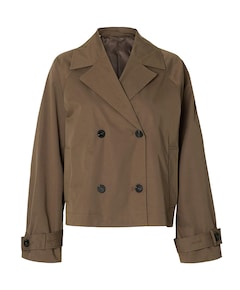Dames jas bruin