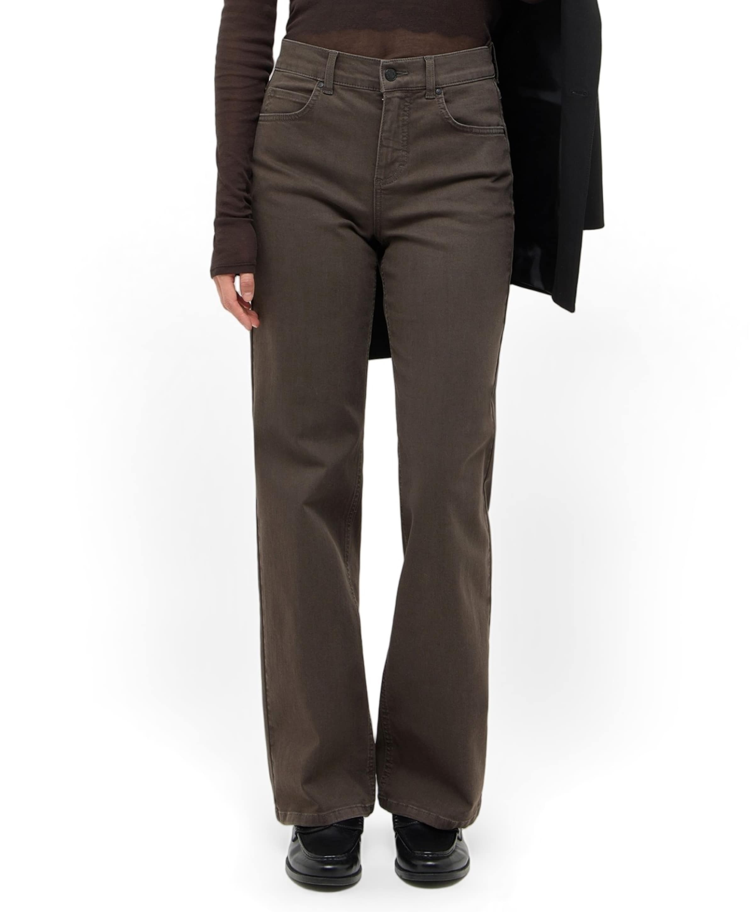 Lara dames jeans bruin