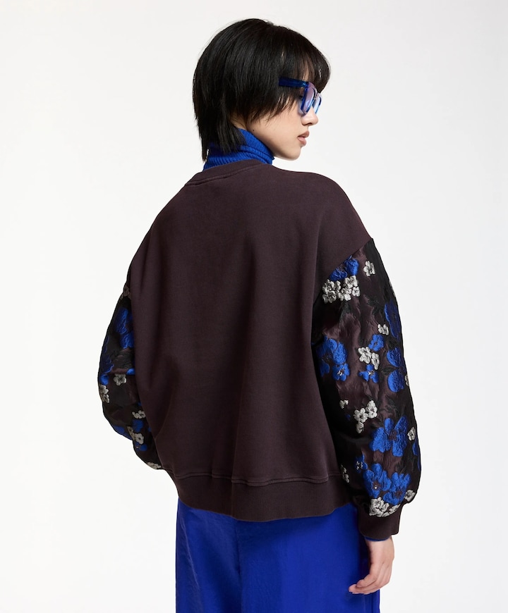 Dames sweater bruin