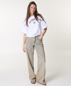MauraCC LL dames jeans beige