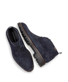 heren veterboots blauw