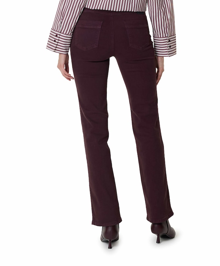 MbF Straight dames broek bordeaux