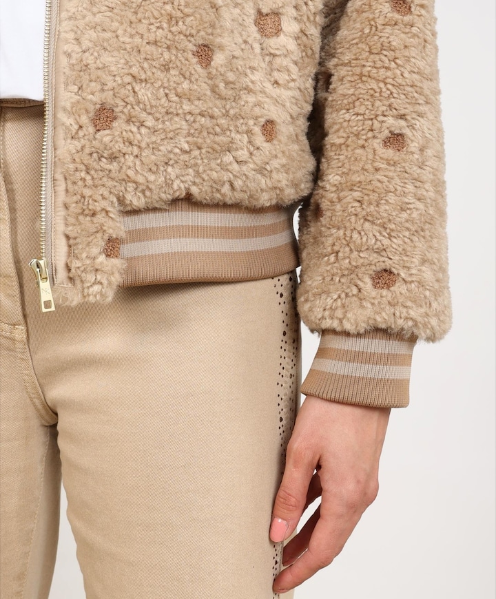Dames jas beige