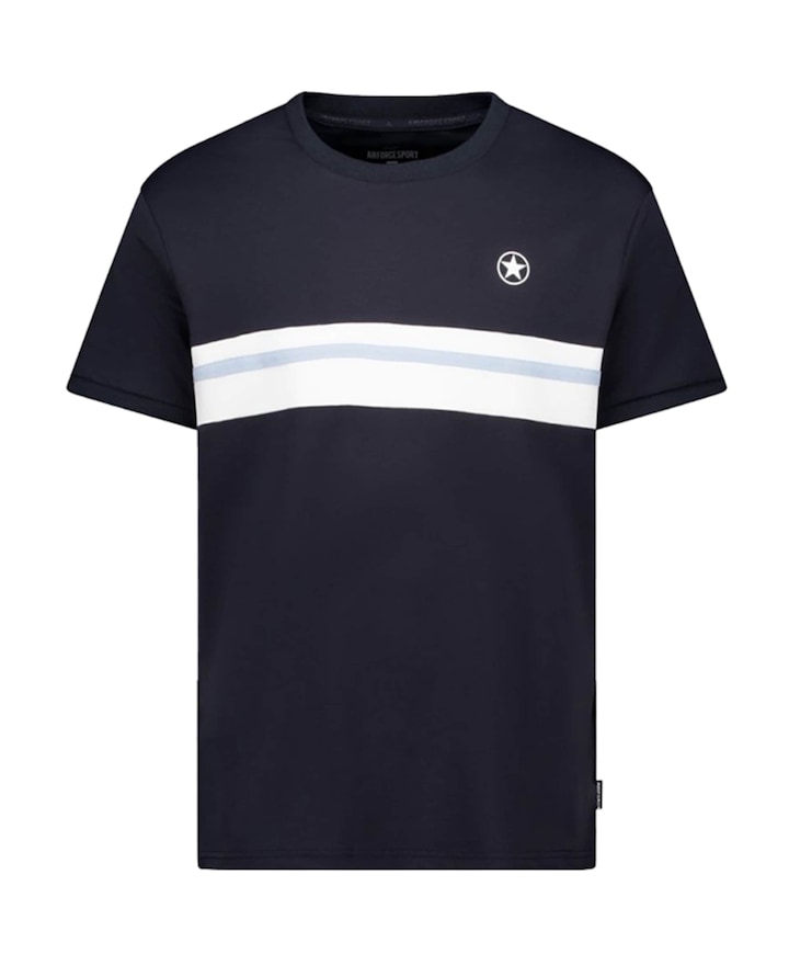Heren T-shirt blauw