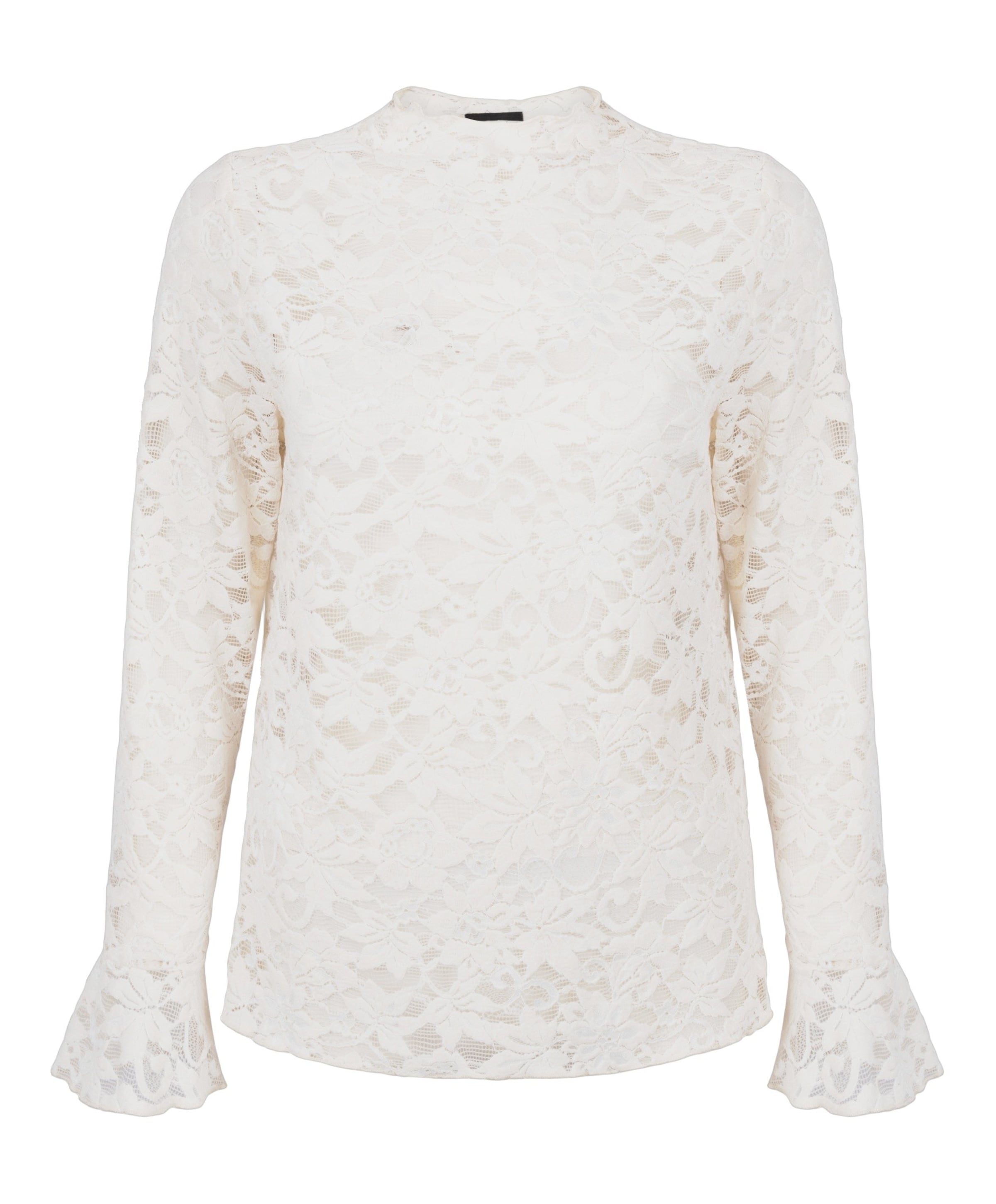 Dames longsleeve ecru