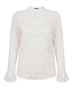 Dames longsleeve ecru