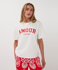 Dames T-shirt ecru