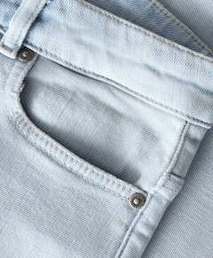 Straight jongens korte broek blauw