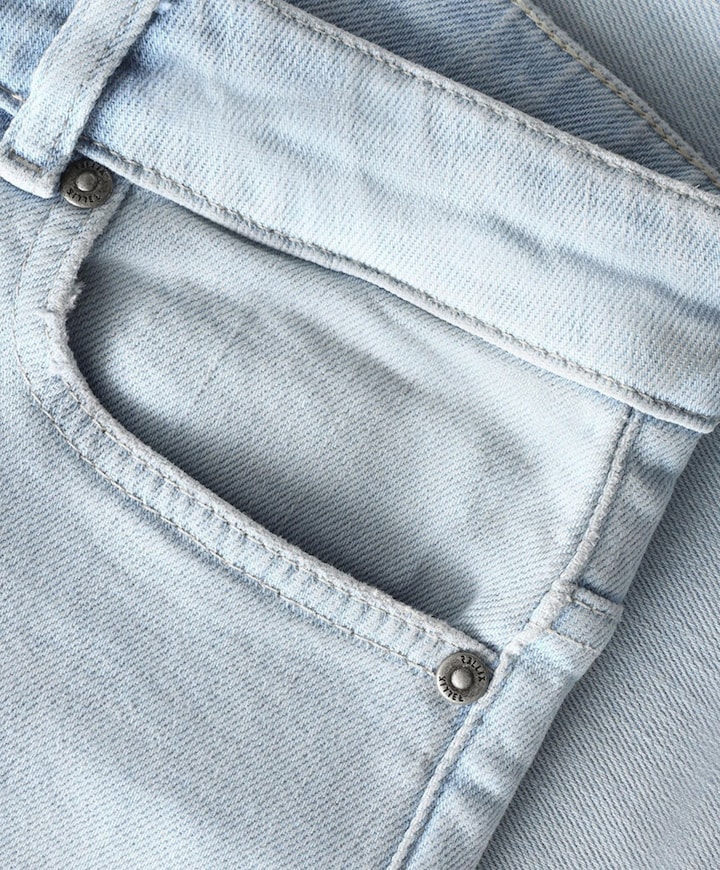 Straight jongens korte broek blauw