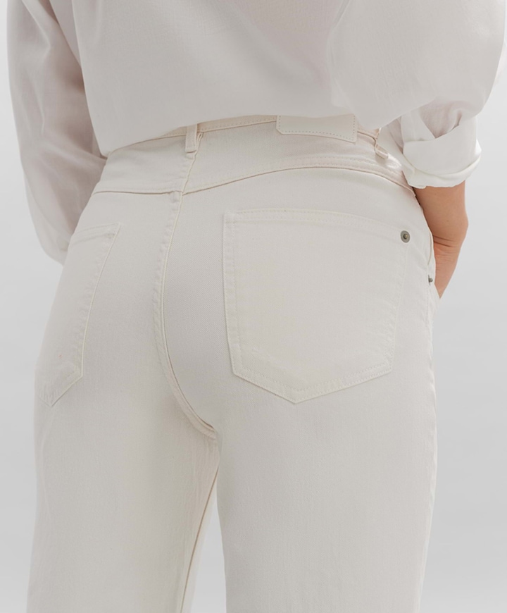 Lani twist dames jeans ecru