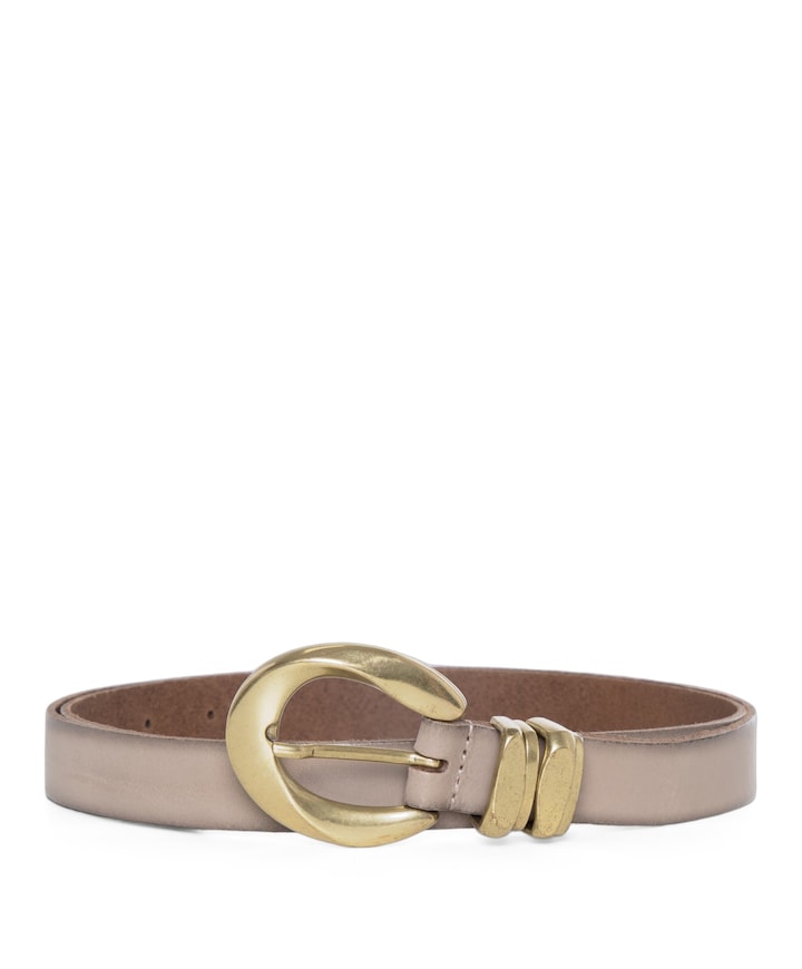 Dames riem beige