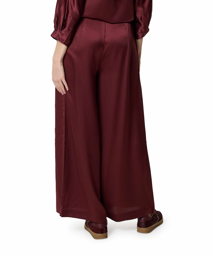 Swan pantalon bordeaux