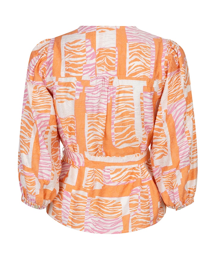 Dames blouse oranje