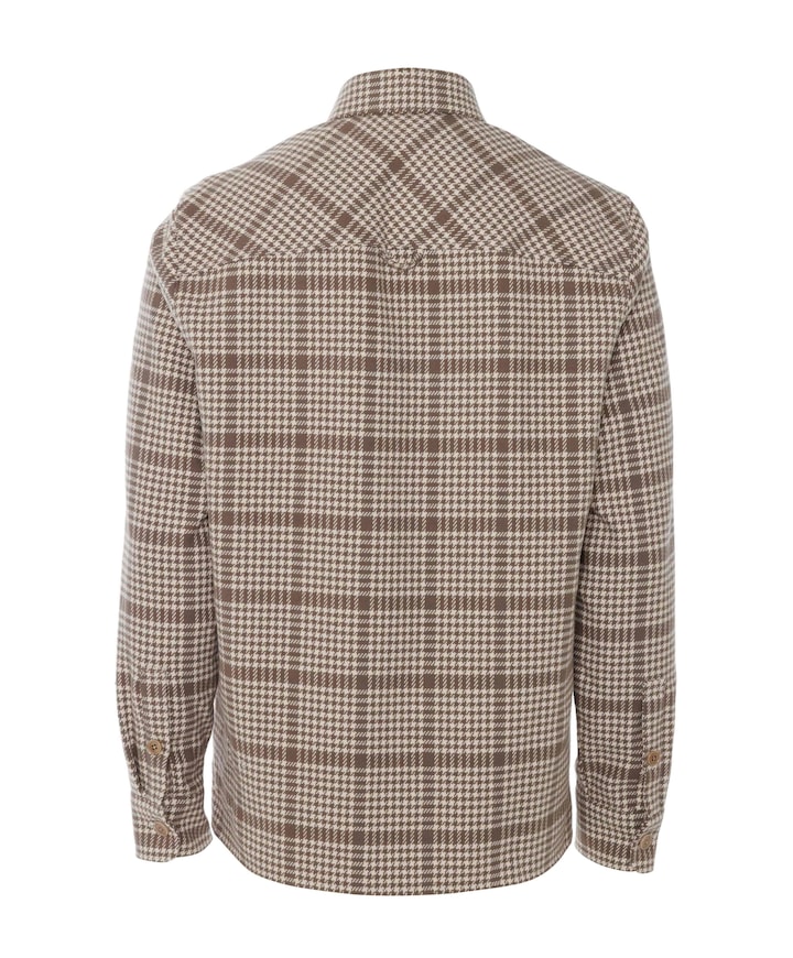 Heren overshirt bruin