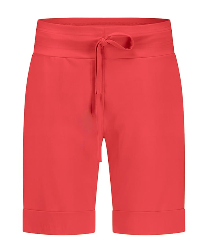 City bermuda dames korte broek rood