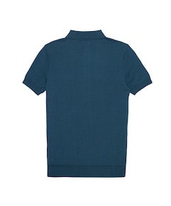 Jongens polo blauw