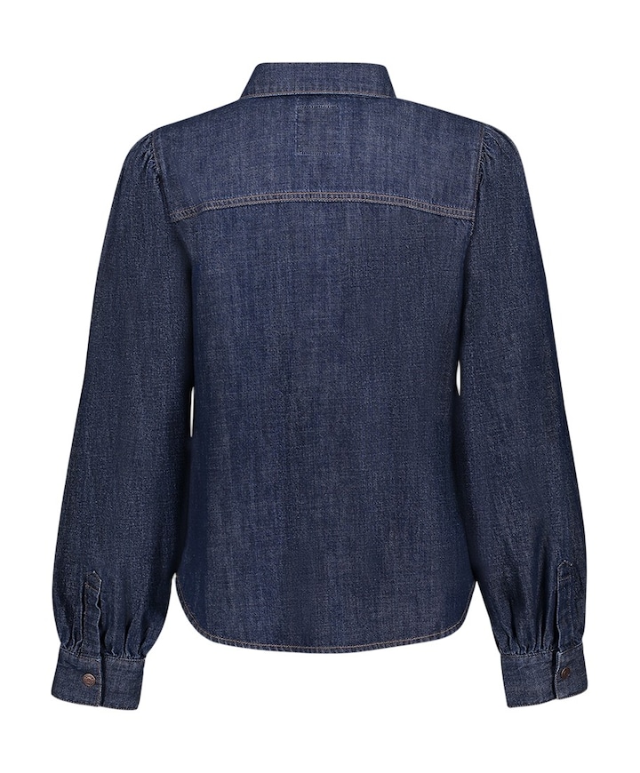 Dames blouse blauw