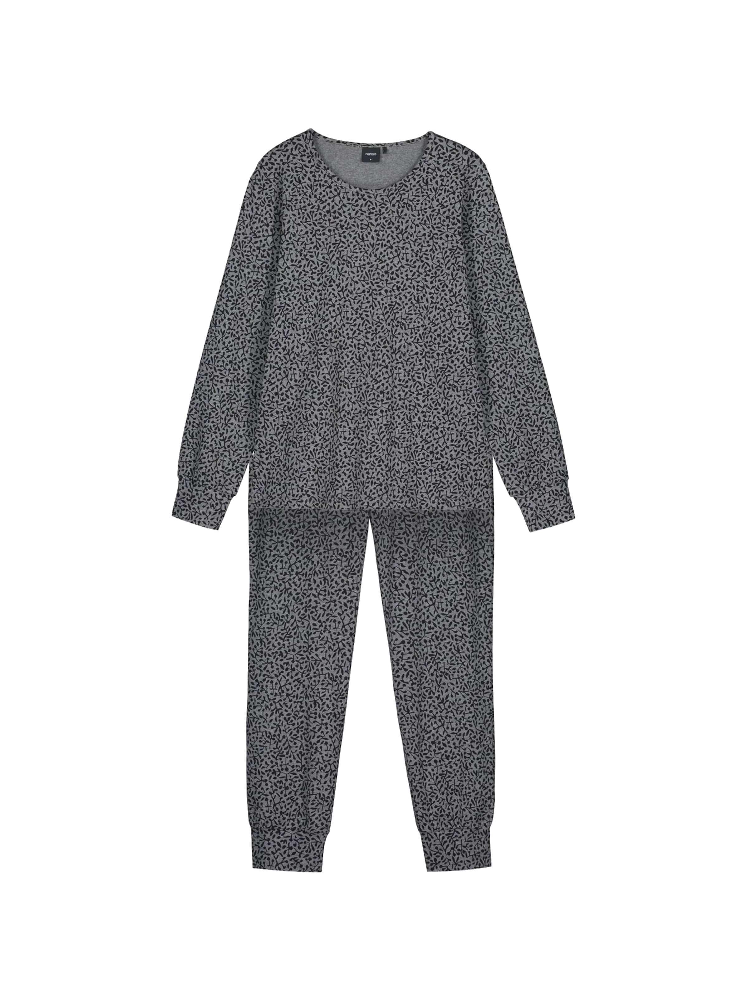 Dames pyjamaset grijs