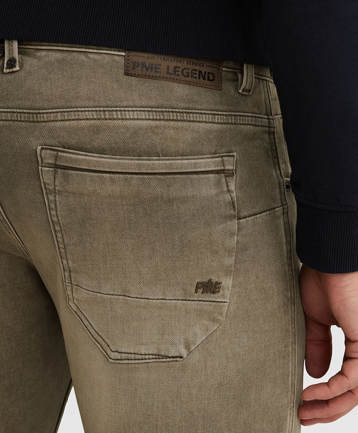 PME LEGEND NIGHTFLIGHT JEANS WASHE heren jeans bruin