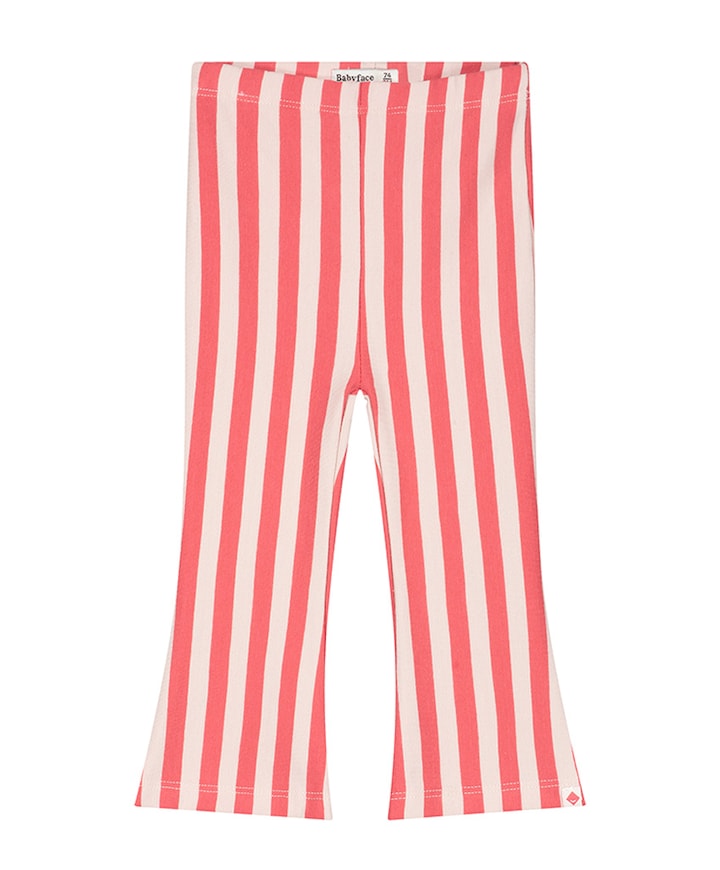 Flared meisjes broek roze