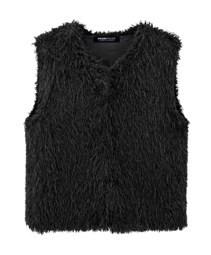Dames gilet zwart