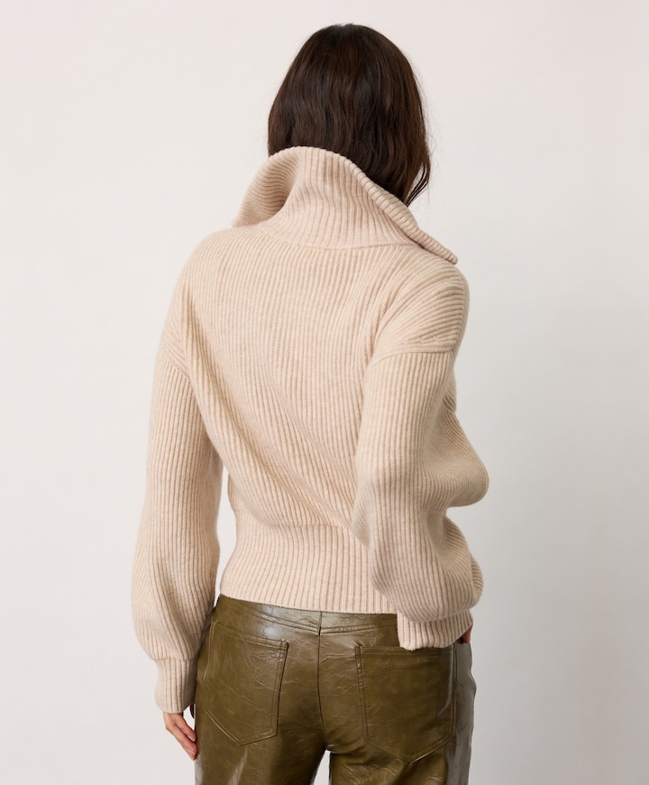 Dames vest ecru