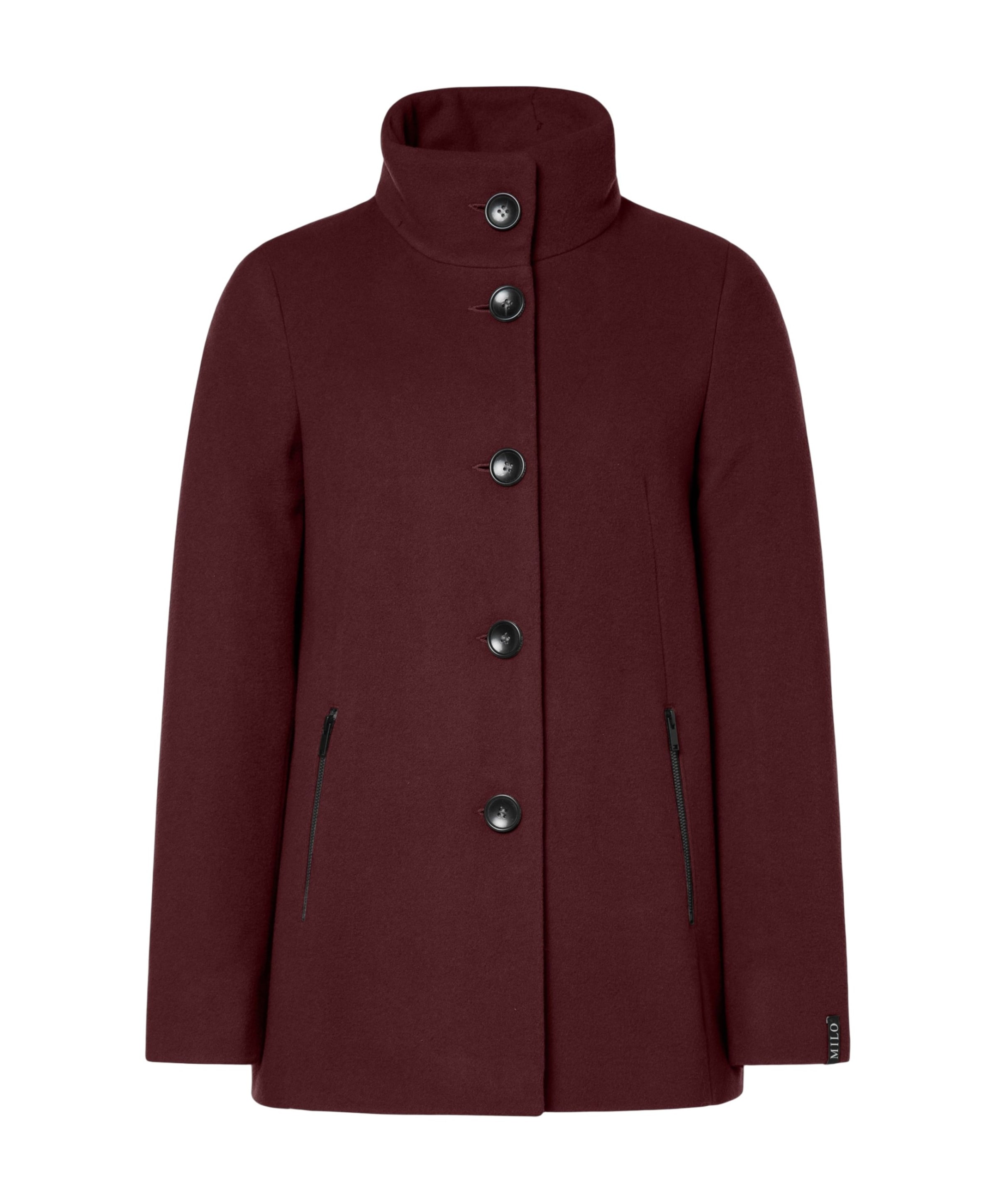 Dames jas bordeaux