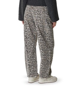 mid waist balloon dames jeans bruin