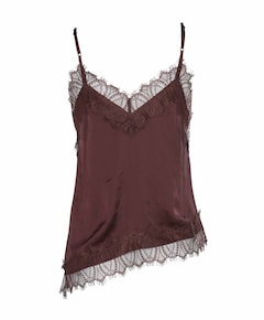 Dames top bruin