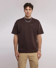 Heren T-shirt bruin