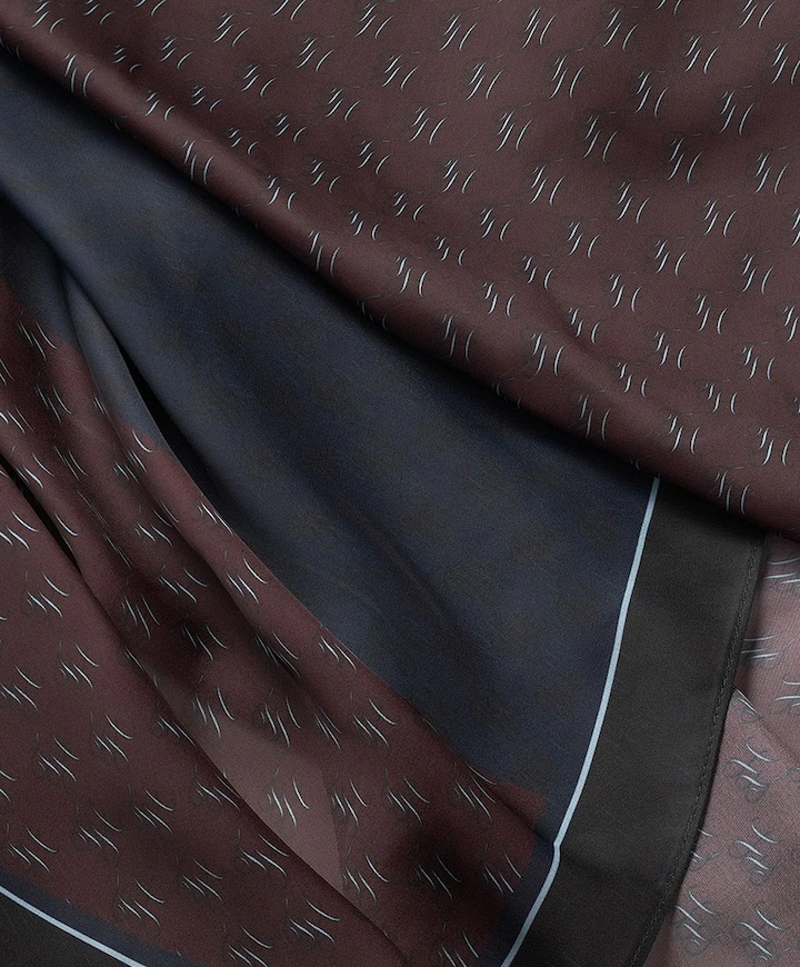 Dames sjaal bordeaux