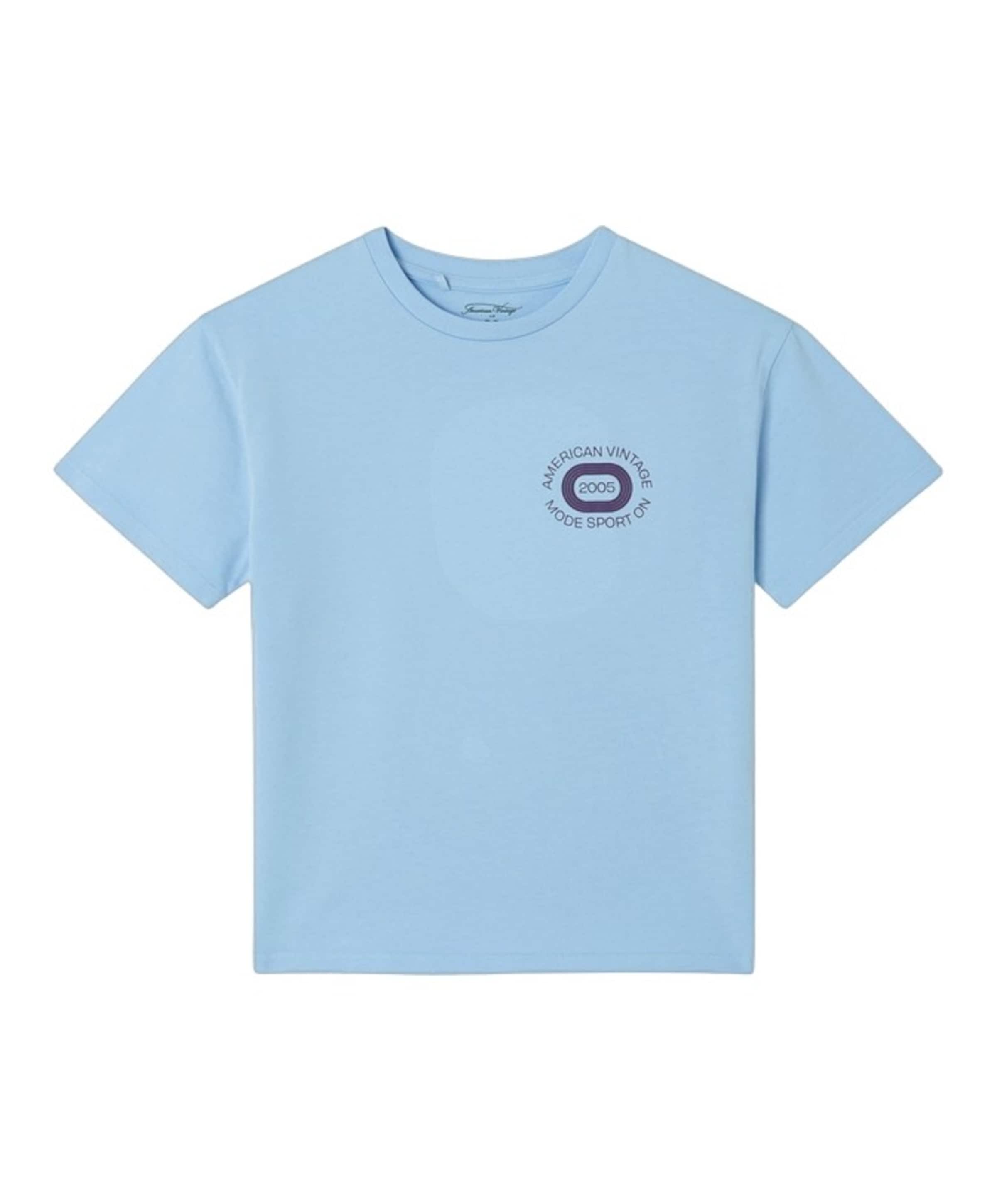 Uniseks T-shirt blauw