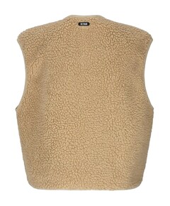 Meisjes bodywarmer beige