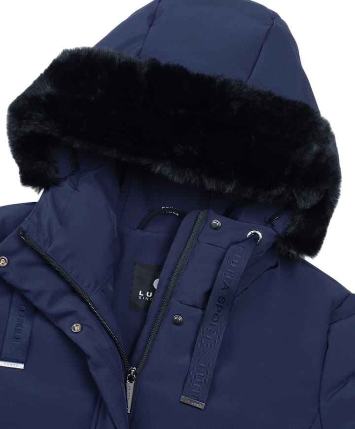 Dames jas blauw