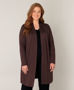 Dames vest bruin