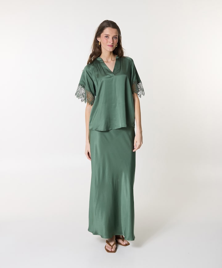 Dames blouse groen
