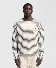 Heren longsleeve groen