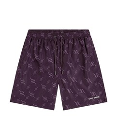 Irregular Monogram Swimshorts heren zwembroek paars