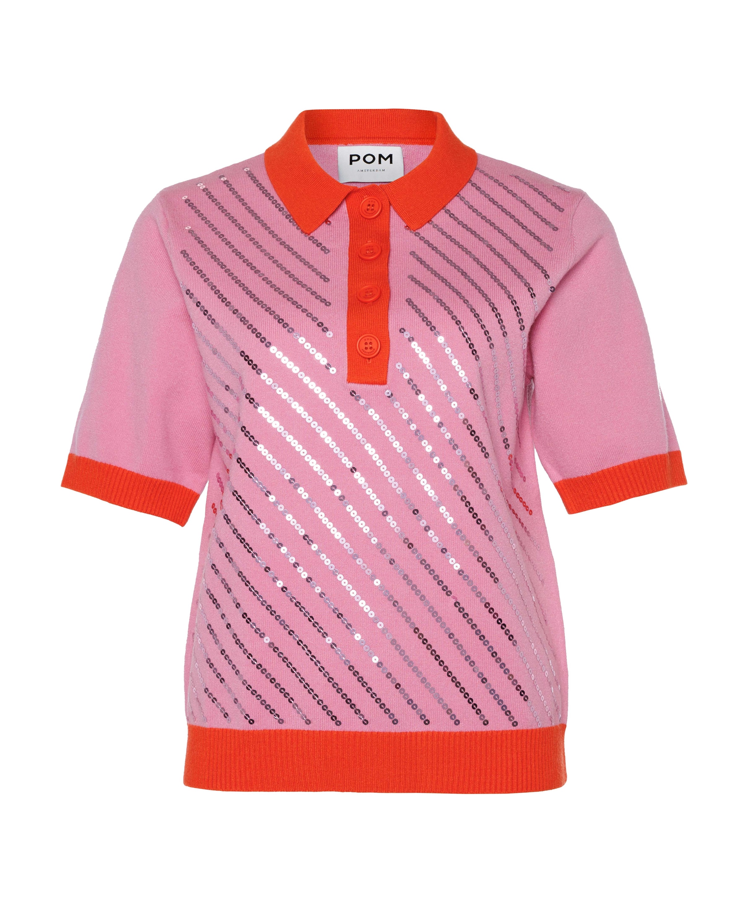 Dames polo roze