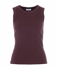 Dames top bruin