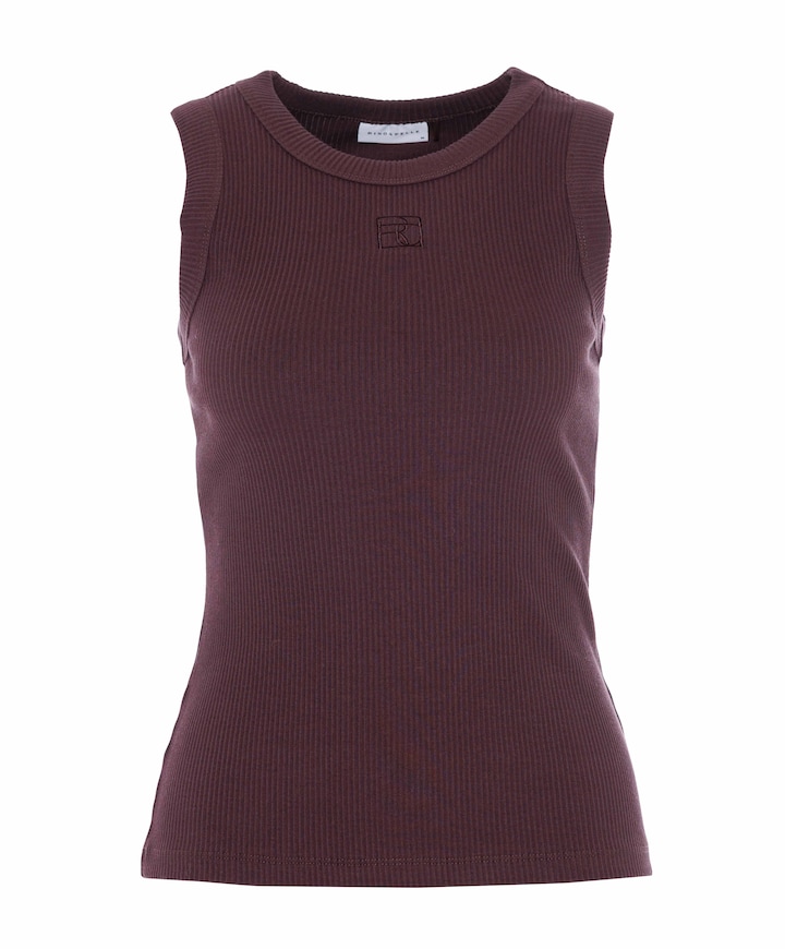 Dames top bruin