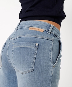 Audrey Wide Leg dames jeans blauw