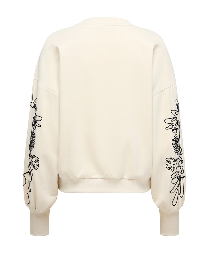 Dames sweater ecru